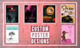 design unique and eye catchy posters