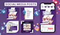 design attractive social media post facebook post instagram post ads