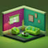 create awesome 3d isometric illustrations for you in blender