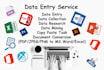 do freelance data entry, typing, and copy paste