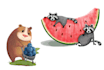 design cute cartoon animal mascot for kids brand or product
