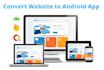 convert website to android app using web view