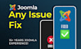 fix and solve any joomla issue
