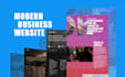 create a modern business website