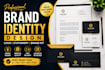 design business cards letterhead and full brand identity kit