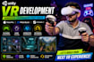 develop unity VR apps for apple vision pro, meta quest, and steamvr