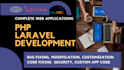 develop web application in PHP using laravel