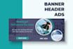 design professional website banner, header, and ads