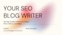 write engaging SEO optimized blog for your website