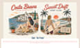 design premium vintage surf t shirt graphics for clothing brands