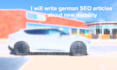 write german SEO articles about new mobility