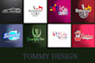 do professional minimalist 3d logo design in 16 hours