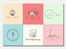 create modern minimalist hand drawn logo design