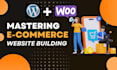 build wordpress ecommerce website or online store using woocommerce