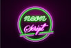 create an amazing  neon light logo design in 24 hr
