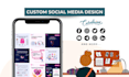 create engaging custom social media graphics