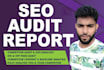 provide website audit technical SEO report and competitor site analysis