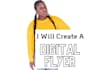 create a digital or print flyer