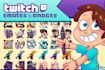 create funny twitch emotes and sub badges
