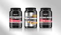 fitness supplements packing and label design