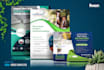 design professional cleaning service postcard, flyer, eddm
