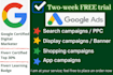 run google ads, search, pmax, display, youtube ads