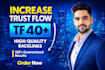 increase your majestic trust flow up to 40 plus