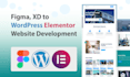 convert figma to elementor wordpress website development