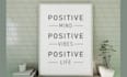 design minimalist typography motivational quotes poster wall arts