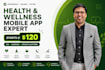 provide ai health and fitness mobile app developer, wellness app, therapy app