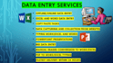 do perfect data entry, research, copy paste, virtual assistant