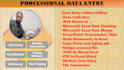 do fast data entry, copy paste, excel, typing work