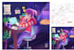 create wonderful lofi animation
