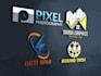 design 3d professional and modern logo