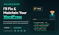 fix wordpress errors, issues, bugs and broken website fast