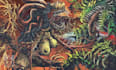 drawing detailed illustration fantasy, dark art merchandise