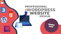 build professional wordpress website design, blog website, business website