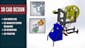 provide expert cad modeling and mechanical design for industrial parts