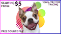 draw cartoon dog, cat and others in 24 hours