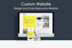create custom website using html css bootstrap and javascript