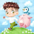 draw you as pokemon trainer in chibi anime style
