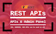 make rest apis and admin panel