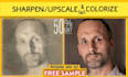 professionally restore, colorize, unblur, and upscale your old blurry photos