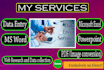 data entry, web reserarch, copy passte, tiping