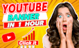 design an eyecatching youtube banner and logo