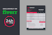 design invoice, letterhead, receipt, proforma, and quotation template