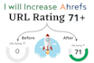 increase url rating ahrefs ur 71 plus quickly