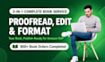 do book editing and formatting with book proofreading for amazon KDP