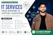 provide IT services, tech support, help desk, executive virtual assistance