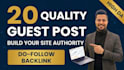 publish article SEO guest post backlink high quality dofollow guest blogging